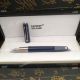 AAA Grade Mont Blanc M Rose Gold Clip & Blue Fountain Pen (3)_th.jpg